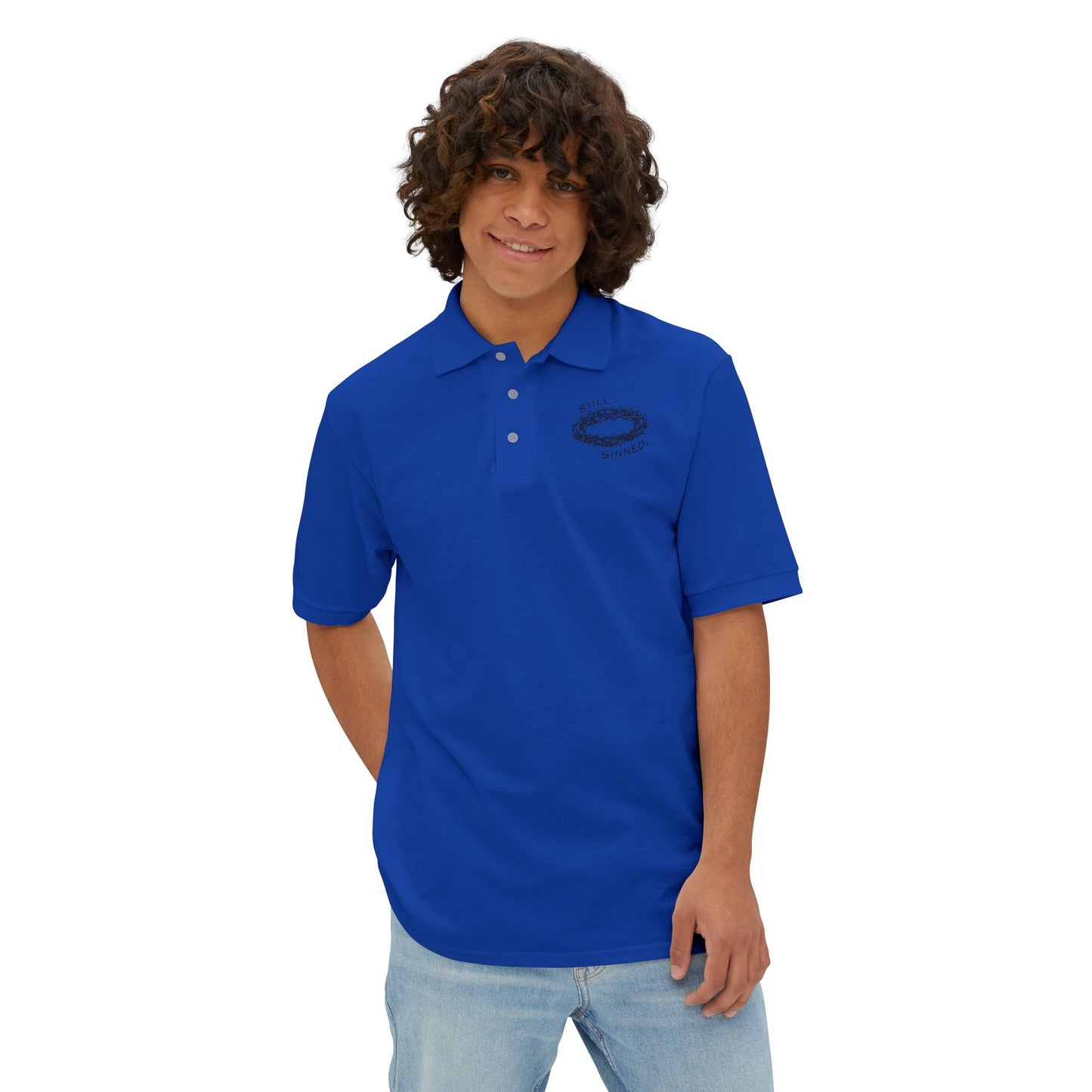 Men's Piqué Logo Polo