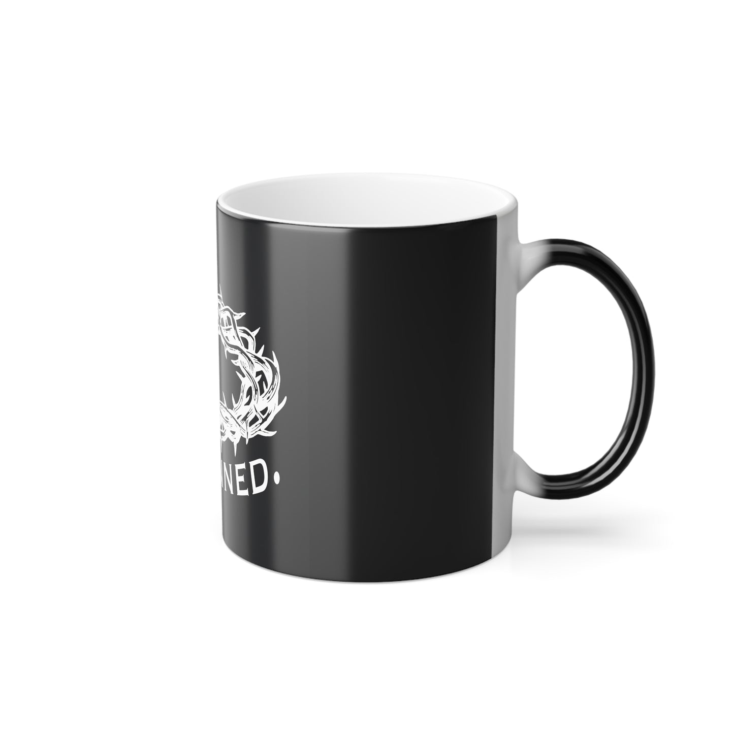 Logo morphing mug